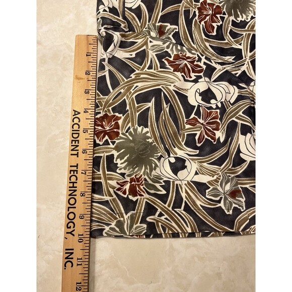 Vtg Mens Hawaiian SS Button Up Collared Shirt Sz L - Picture 8 of 10